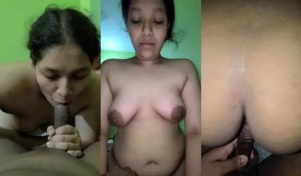 Wife Sucks Husband's Cock and Rides Him Before Doggy Style Fucking - Viral Video