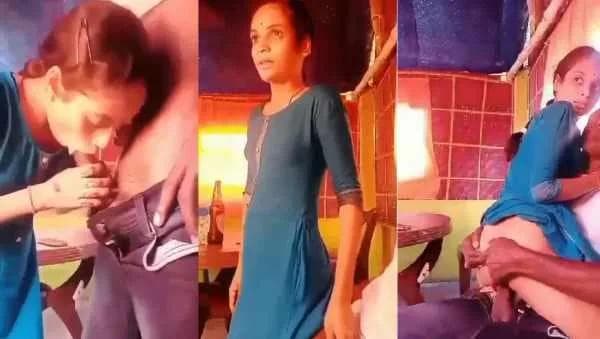 Fucked Girlfriend on a Chair at a Highway Dhaba