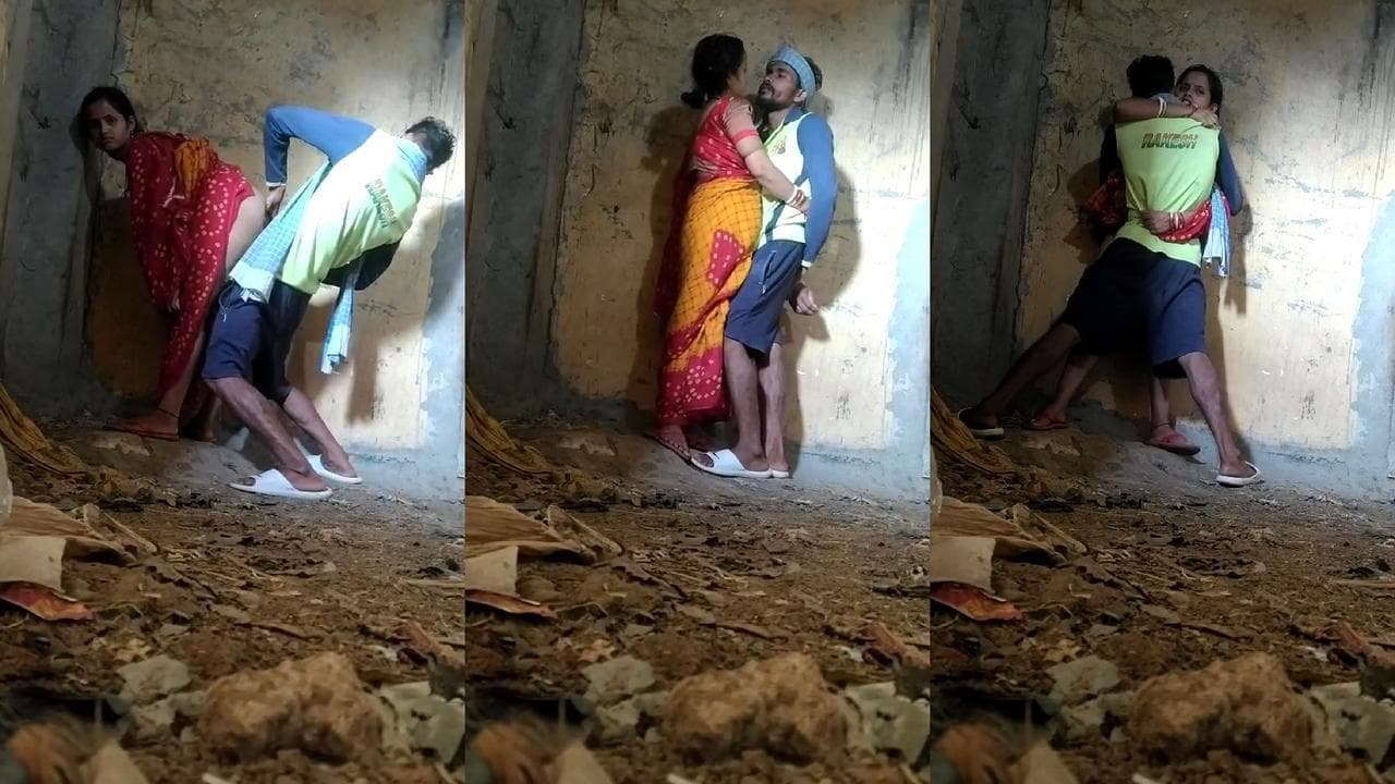 Village Bhabhi's Standing Fuck by Her Lover
