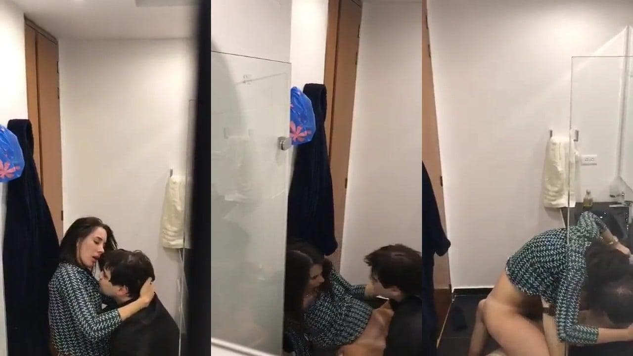 Creampie Inside Punjabi GF's Pussy in the Bathroom