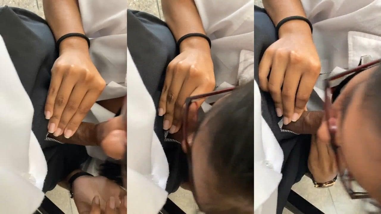 College GF Sucks Cock During Free Period