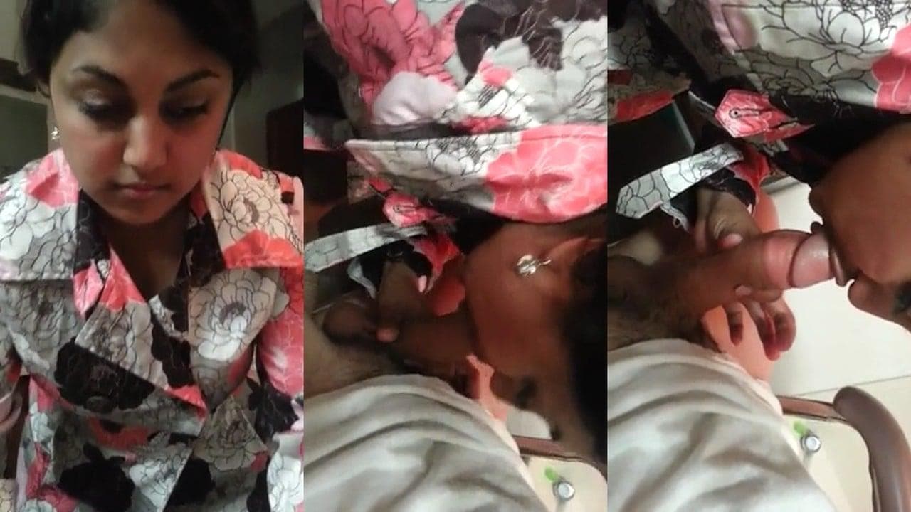 Hot Girlfriend Sucks Roommate's Cock