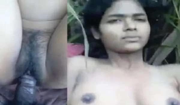 Fucked My Busty GF After Putting Her to Sleep in the Jungle