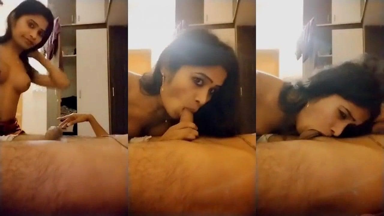 Girlfriend Lovingly Sucks Her Boyfriend's Rock-Hard Cock