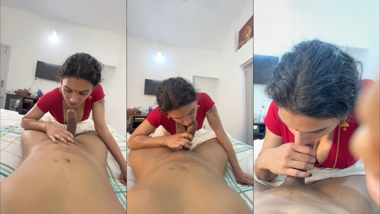 Thirsty Wife Sucks Her Sleeping Husband's Hard Cock