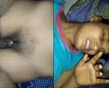 Boyfriend and Girlfriend Working Deep Inside Her Pussy