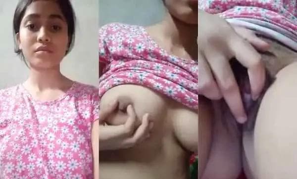 Cute Indian Girl Shows Off Her Pussy and Tits